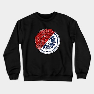 Red Lotus and White Lotus Crewneck Sweatshirt